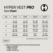 Hyperwear Hyper Vest PRO Unisex 10-Pound Large Adjustable Weighted Vest for Fitness Workouts