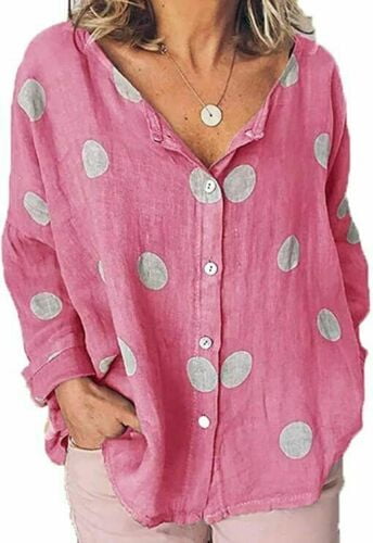 Blouse Loose Baggy Tops T Shirts Plus 