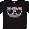 thumbnail image 4 of Inktastic 4th of July Girl Patriotic Cat Boys or Girls Long Sleeve Baby Bodysuit, 4 of 5