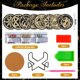 thumbnail image 2 of 8 posavasos reutilizables para pintar el tarot, Kit de posavasos de tarot con soporte, posavasos de pintura de diamantes para el hogar, la oficina, adultos, niños, principiantes, amantes del arte, 2 of 5