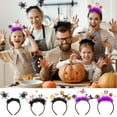 thumbnail image 3 of Deago Halloween Headbands Assorted Halloween Element Headbands Pumpkin Spider Ghost Black Cat Cosplay Costume Headwear for Halloween Party Decoration, 3 of 8
