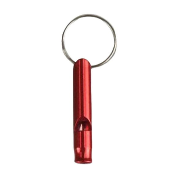 Fiudx Silbato de Aluminio, Dispositivo Ligero de Señalización de Supervivencia, Herramienta de Emergencia con Sonido Nítido, Accesorio Compacto y Portátil, Ideal para Senderismo, Camping, Navegación