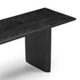 thumbnail image 7 of Grackle Solid Wood Dining Bench - Black, 7 of 7