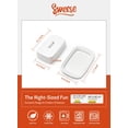 thumbnail image 2 of Mantequera Sweese, grande, de porcelana, 240 ml, con tapa, color blanco, 2 of 6