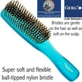 thumbnail image 5 of Gentle Neon 7.75" Nylon Bristle Scalp Sensitive Hair Brush, 5 of 30