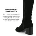 thumbnail image 5 of Journee Womens Romilly Stacked Block Heel Round Toe Boots, 5 of 7
