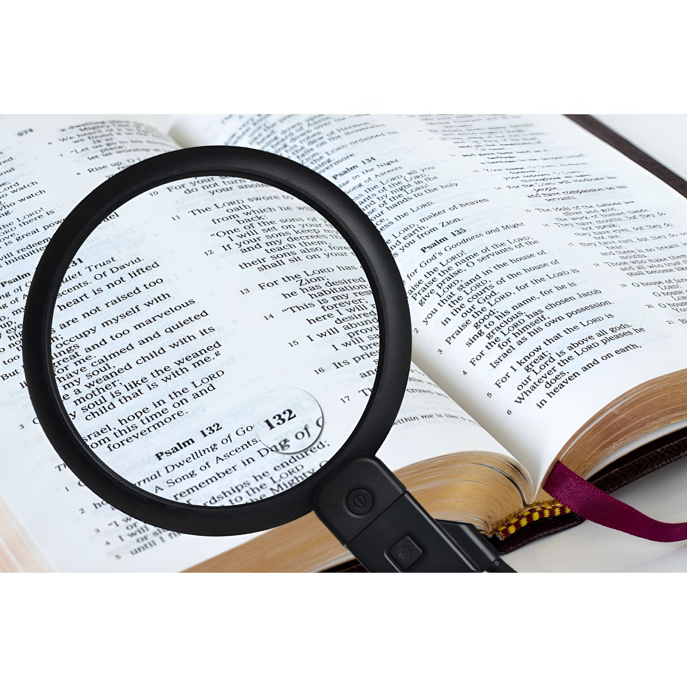 GJX Easy Carry Magnification Tool with Light Neck Wearable Glass Rechargeable Magnifier Glass for Senior Reading Needs Magnifying Glass with Light