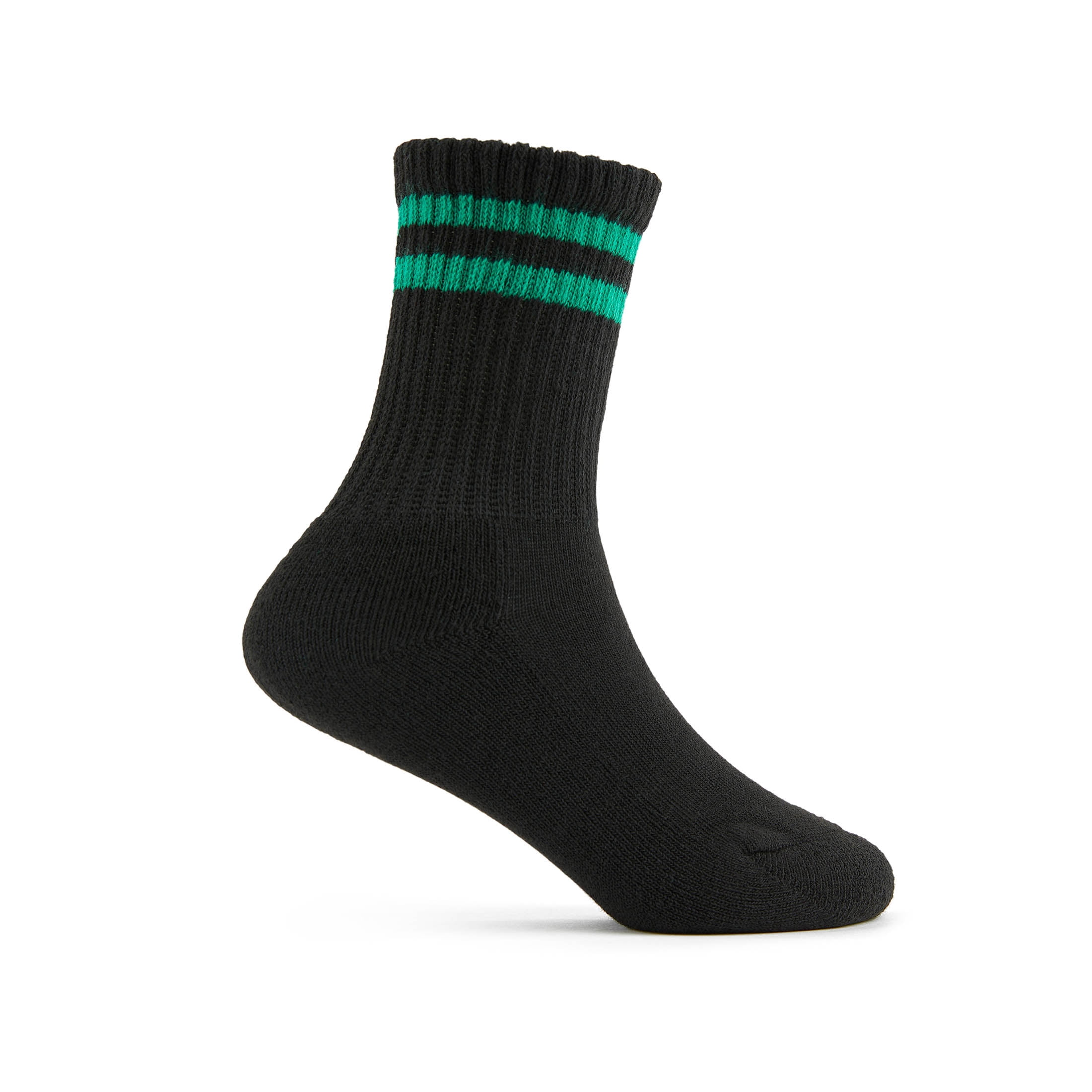 Fruit of the Loom All Day Comfort Boys Crew Socks, Sizes 4.5-9, 10-Pack