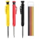 thumbnail image 2 of Lápices de carpintero Sharpla 3x Rojo Negro Amarillo Marcadores de cabeza larga, 2 of 8