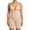 Beige, variant on Women's Fajas Shapewear Seamless Bodysuit Double-Layer Tummy Control Zip-Up Body Shaper Waist Defining