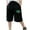 Black-6, variant on Odeerbi 8-15 Years Kids Boys Summer Sports Bermuda Shorts Cute Print Workout Athletic Cotton Shorts Cute Casual Breathable Shorts