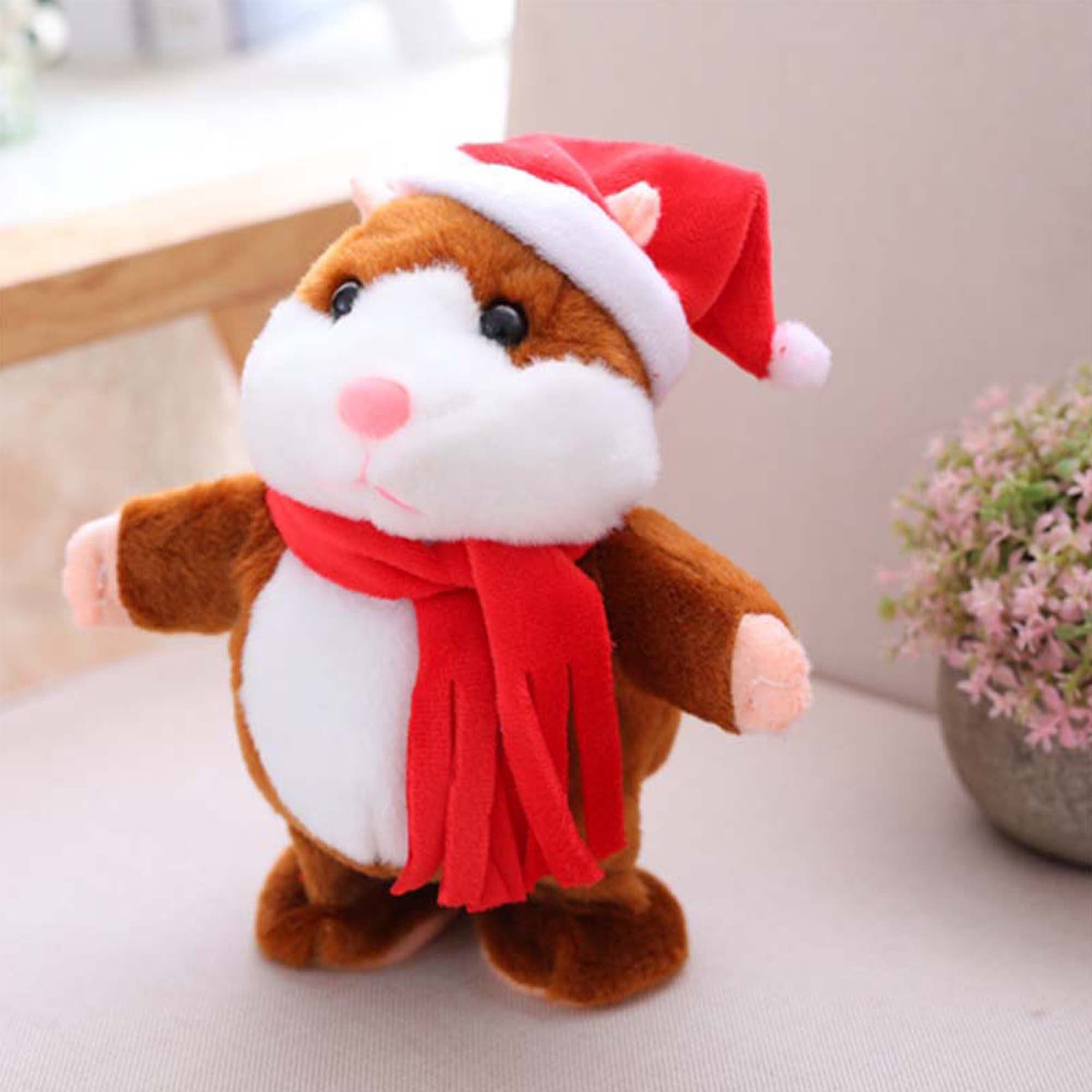 Cheeky Hamster talking mouse pet christmas toy speak sound record hamster Gift 