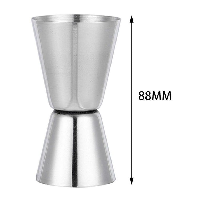 Stainless Steel Measuring Cup, 2.5 Oz, 75 Ml, 5 Tbsp, Cocktail Jiggers,  Pack Heilwiy Of 2 Gift