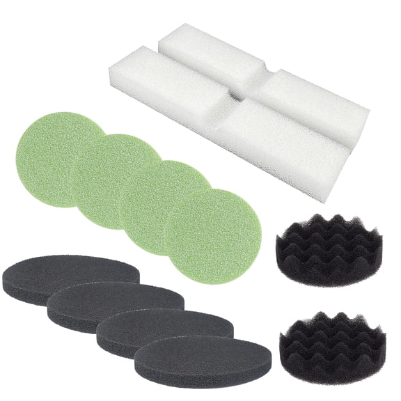 Qzbhct 2 Foam Filter & 4 Carbon Foam Pads & 4 Phosphate Remover Pad & 2 Bio-Foam Pad for Fluval Fx4 FX5 FX6