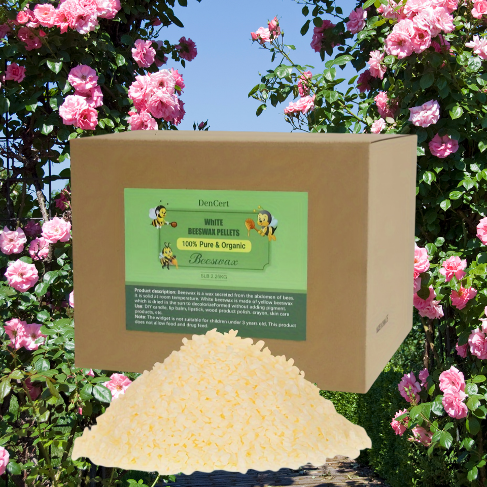 5LB beeswax granules, food grade beeswax, triple filtered beeswax granules, perfect for DIY projects, soap making supplies, for candle making, can be used as gifts