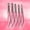 Pink, variant on Crystal Diamond Cut Makeup Brush Set