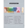 thumbnail image 5 of AKKHOO 68-Key Mini Mechanical Usb Wired Gaming Keyboard, RGB Backlit Multi-Color, for Windows PC/Desktop/Laptops, 5 of 8