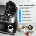 thumbnail image 4 of AIRMSEN 12-Cup Drip Coffee Maker with K Cup Combo, Programmable Coffee Machine with 1-4 Cup Setting, Single Serve or Coffee Pot, Auto Shut-off, Spill-Free Spout, 4 of 9
