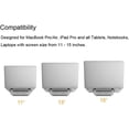 thumbnail image 5 of Fintie Aluminum Portable Laptop Stand for MacBook/iPad Pro/Samsung/RCA/Lenovo/Tablet/Notebook 9-17" Holder, 5 of 7