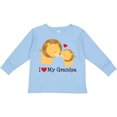 thumbnail image 3 of Inktastic I Love My Grandpa Boys or Girls Long Sleeve Toddler T-Shirt, 3 of 5