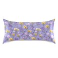 thumbnail image 3 of Violet Floral Butterfly Standard Size Satin Pillowcase 20''x26'' Double-Sided Print Soft Wrinkle Resistant, 3 of 9