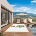 thumbnail image 3 of Summer Lemon Outdoor Rug for Patio/Deck/Porch, Non-Slip Large Area Rug 4 x 6 Ft, Yellow Potted Plant Green Botanical Indoor Outdoor Rugs Washable Area Rugs, Reversible Camping Rug Carpet Runner, 3 of 8