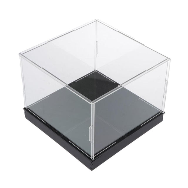 Billuyoard Clear Acrylic Display Box Dustproof Figures Model 10x25x15cm Case Toy Almacenamiento y organización del hogar