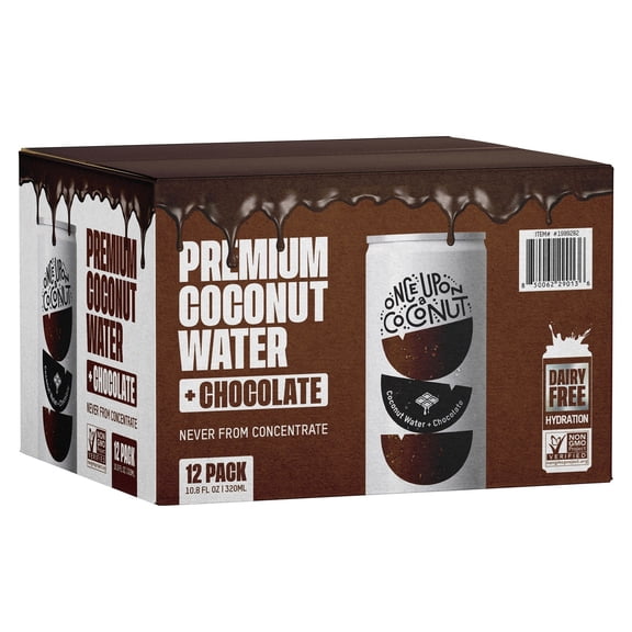 Once Upon A Coconut Chocolate Coconut Water, 10.8 Ounce (Pack of 12)
