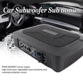 thumbnail image 4 of Subwoofer Activo Compacto, 6 X 9 Pulgadas, 150 W RMS, Subwoofer Activo Debajo Del Asiento, Potencia Máxima De 600 W, Fácil Cableado, Malla De Acero Inoxidable Para Automóvil, 4 of 7