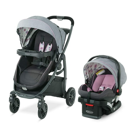 Graco Modes Bassinet Baby Stroller & Infant Car Seat Travel System, Carlee Pink