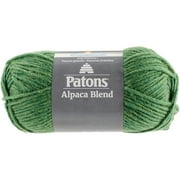 Patons Alpaca Blend Yarn - (5) Bulky Gauge - 3.5oz - Turf - Machine Washable For Crochet, Knitting & Crafting
