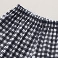 thumbnail image 7 of Eltusu Girls Outfit Sets, Elastic Waist Short Sleeve Plaid T-Shirts & Shorts Sets Gray Size 3-4 T, 7 of 7