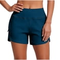 thumbnail image 2 of Swim Shorts for Women High Waisted Tummy Control Board Shorts Quick Dry Bottoms for Tankini Bikini Mix and Match Beachwear, 2 of 5