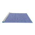 thumbnail image 2 of Ahgly Company Machine Washable Indoor Square Abstract Blue Contemporary Area Rugs, 8' Square, 2 of 4