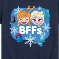 thumbnail image 3 of Disney Emoji - Anna Elsa Bffs - Toddler And Youth Short Sleeve Graphic T-Shirt, 3 of 5