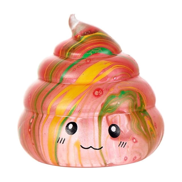 Lindos juguetes antiestrés con forma de caca, juguetes de alivio del estrés de crecimiento lento, juguetes kawaii para niños y adultos, alivio de la ansiedad y recuerdos de fiesta, pelota antiestrés