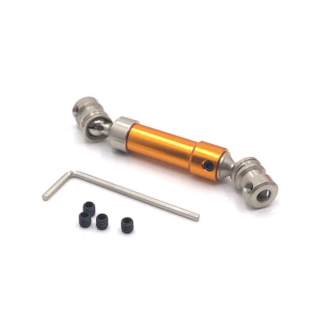 QualitChoice Rear Drive Shaft 1:12 Crawler Parts Replacement for Wltoys 12423 12428 12429 Gold 1Set