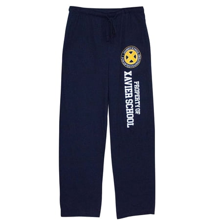 X-Men Property of Xavier School Unisex Pajama Pants-Small (28-30)