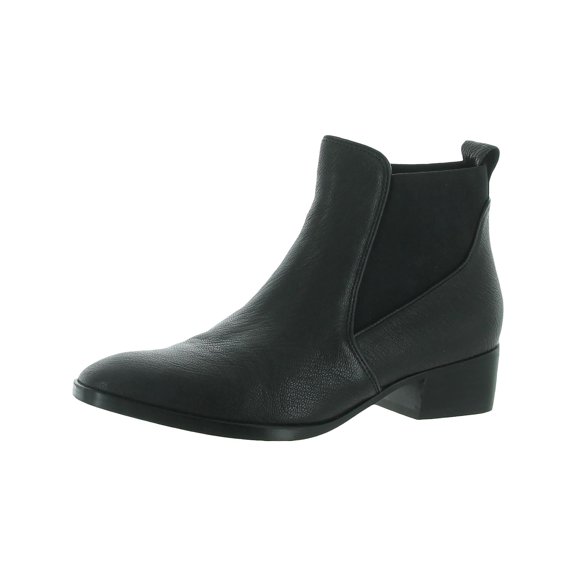 Naturalizer Womens Hailey Leather Ankle Chelsea Boots Black 7.5 Medium (B,M)