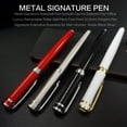 thumbnail image 3 of STONEGO Classic Metal Signature Pen - Retractable Rollerball Pen with Fine Point (0.5mm), Luxury Office Pen with Sleek Metal Design, Ideal for Professional Use and Signature Writing, 3 of 8