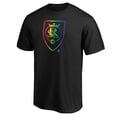 thumbnail image 2 of Men's Black Real Salt Lake Pride Logo T-Shirt, 2 of 3