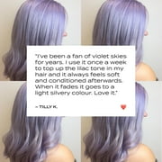 Bleach London Super Cool Color Semi-Permanent Hair Color Cream, Violet Skies, 5.07 oz