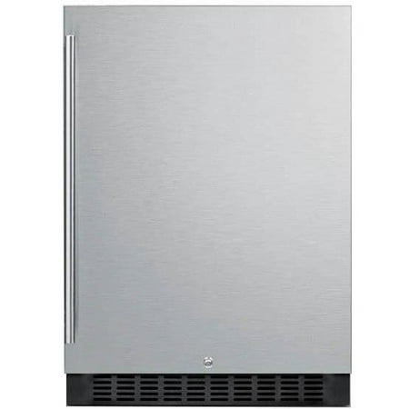Summit 24-Inch 4.6 Cu. Ft. Commercial Rated Compact Refrigerator With Full Length Professional
