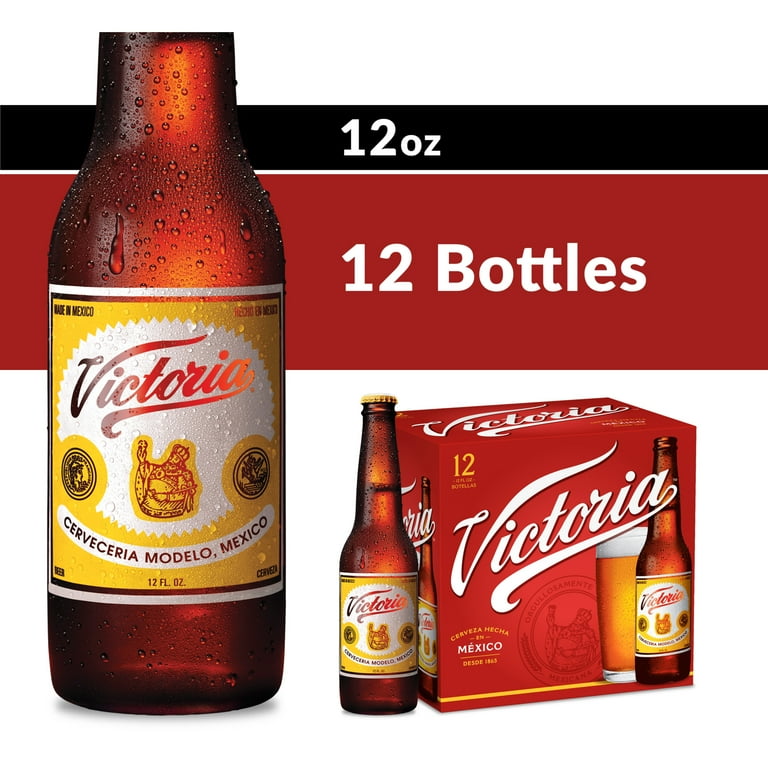Victoria Amber Lager Mexican Import Beer, 12 Pack 12 fl. oz