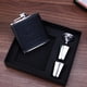 thumbnail image 2 of Juego de petaca de acero inoxidable para botella de whisky y vino con vasos, 2 of 3