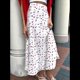 thumbnail image 5 of Falda Midi con Estampado Floral para Mujer, Informal, de Cintura Alta Elástica, con Cremallera, Estilo Bohemio Vintage. M, 5 of 8