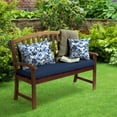 thumbnail image 6 of Arden Selections DriWeave Sapphire Leala 17 x 46 in. Outdoor Bench Cushion, 6 of 6