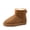 CAMEL, variant on Dream Pairs Girls & Boys Winter Boots Ankle Faux Fur Lined Fuzzy Classic Snow Shoes (Toddler/Little/Big Kid)