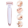 thumbnail image 4 of Afeitadora eléctrica 2 en 1, depiladora de cabeza flotante indolora recargable para mujer, depiladora para vello corporal, , ceja, para mu Sunnimix Maquinilla de afeitar eléctrica para mujer, 4 of 8