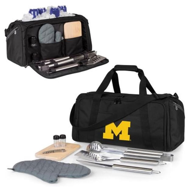 Picnic Time 757-06-175-344-0 Kit BBQ Michigan Wolverines Refroidisseur, Noir